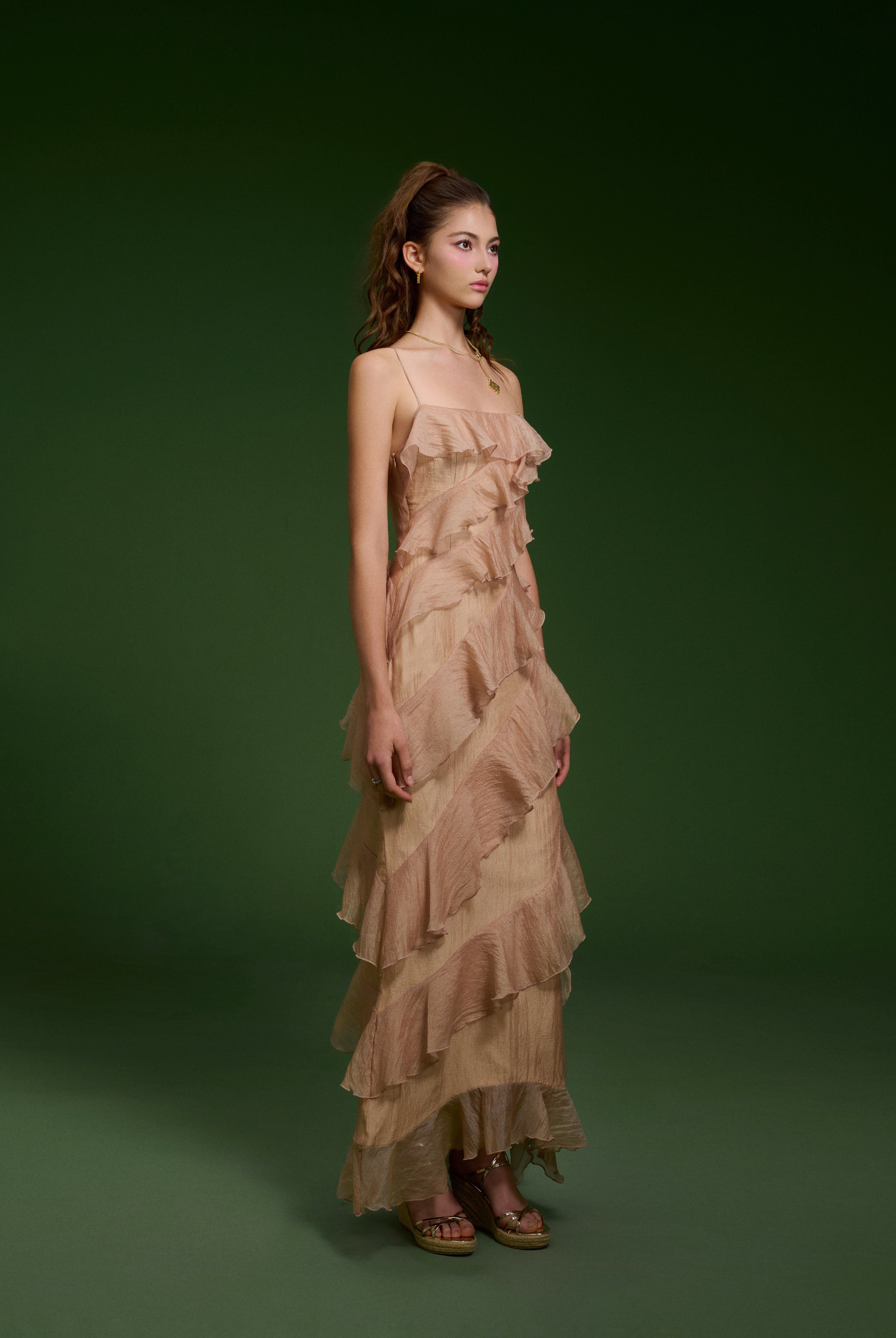 ISABELLA DRESS - BROWN My Store