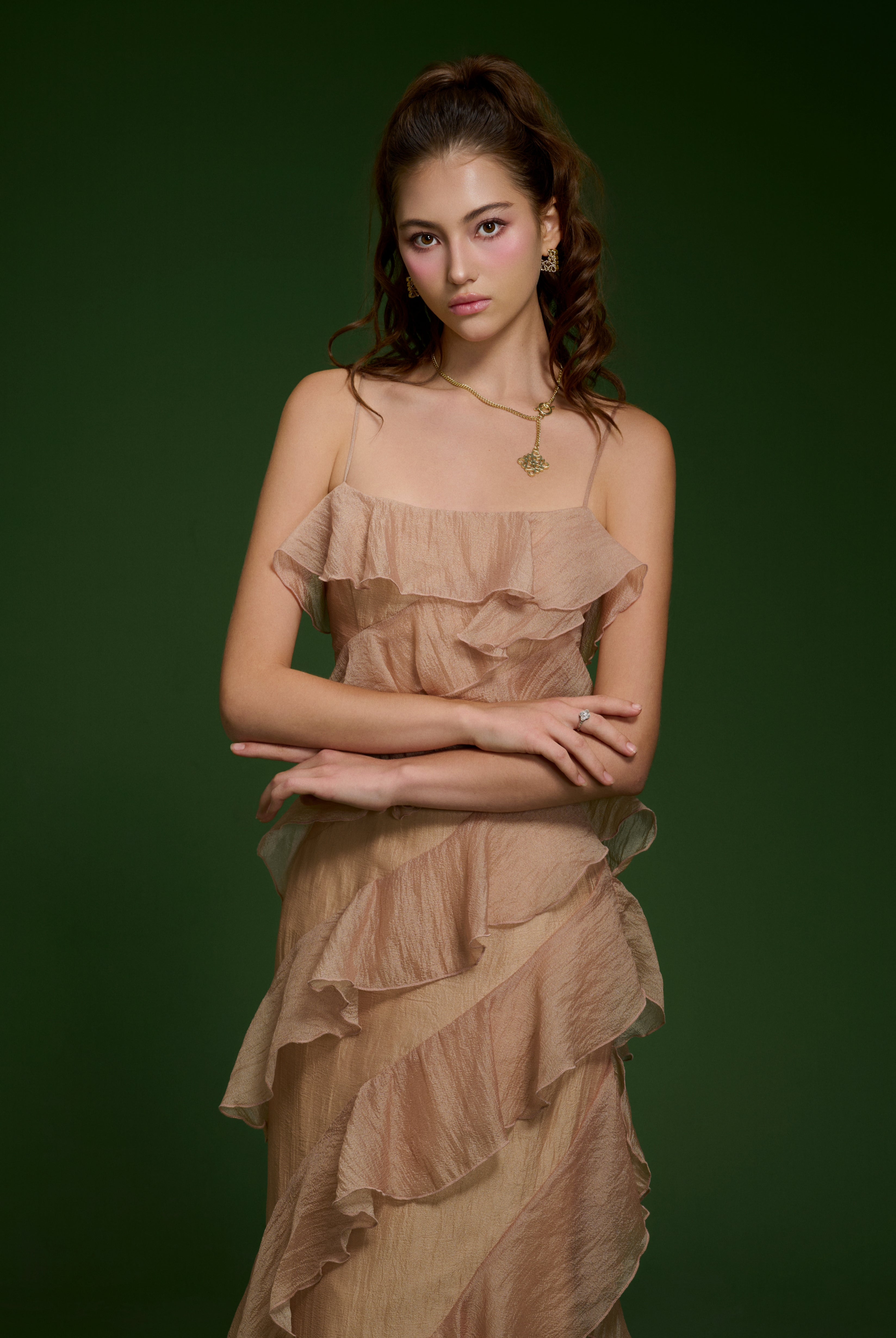 ISABELLA DRESS - BROWN My Store