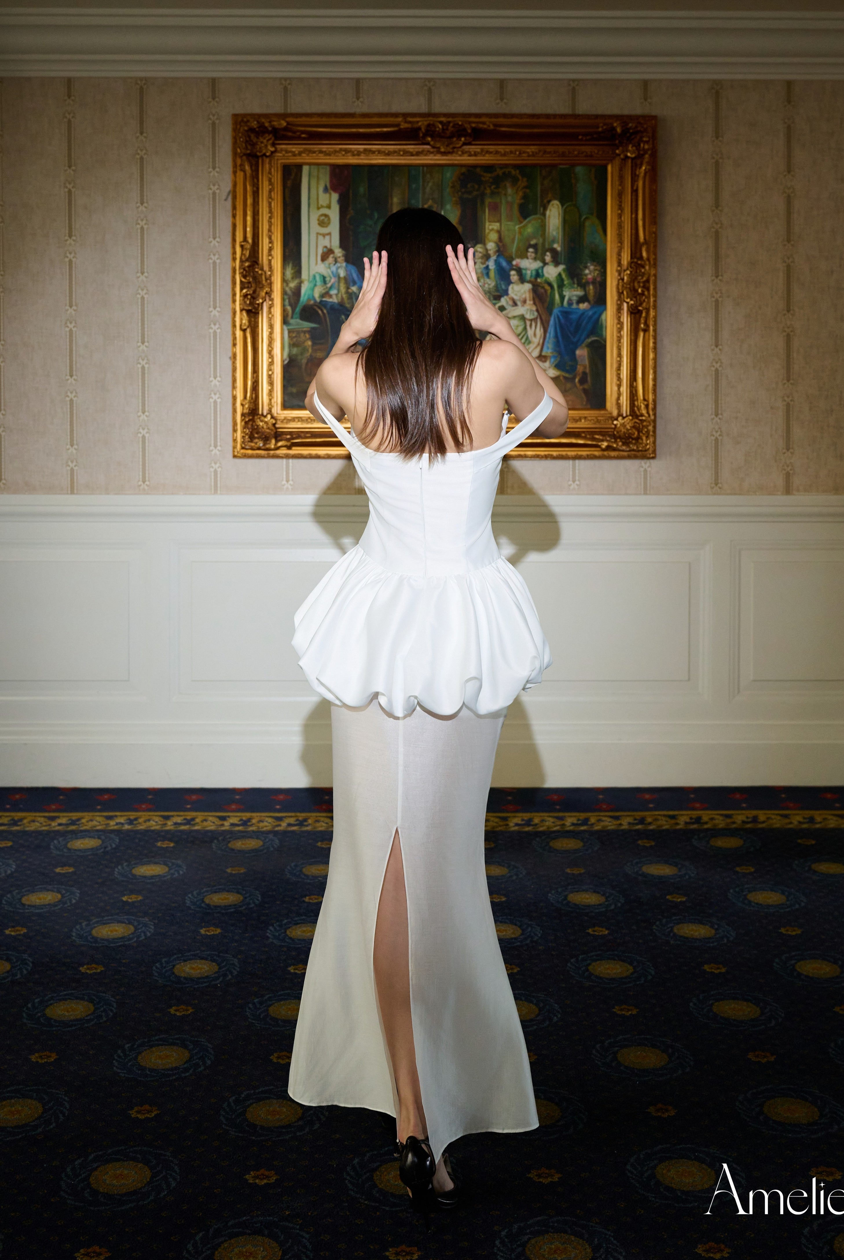 ELENA DRESS - WHITE My Store