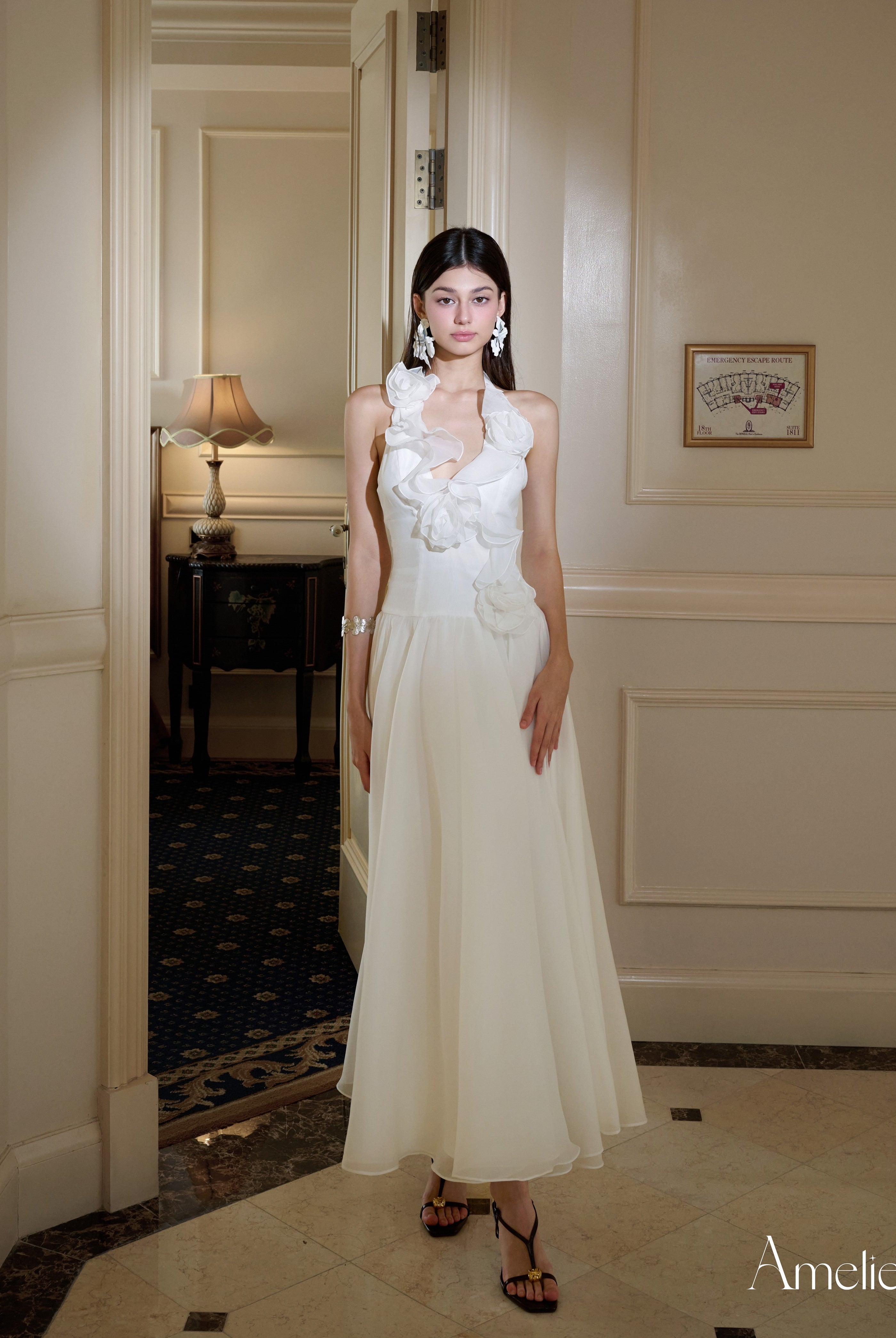 VIANNA DRESS - WHITE My Store