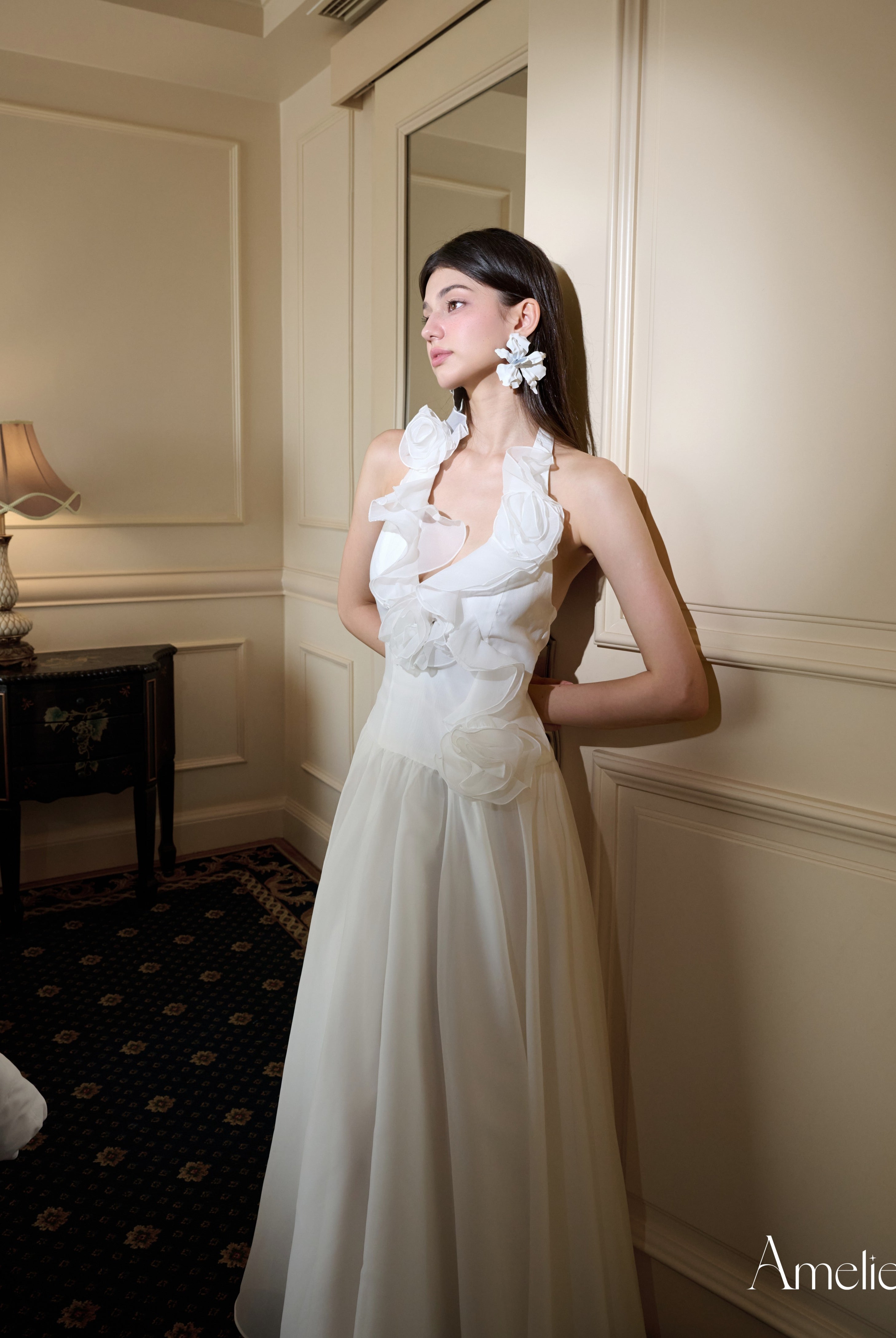VIANNA DRESS - WHITE My Store