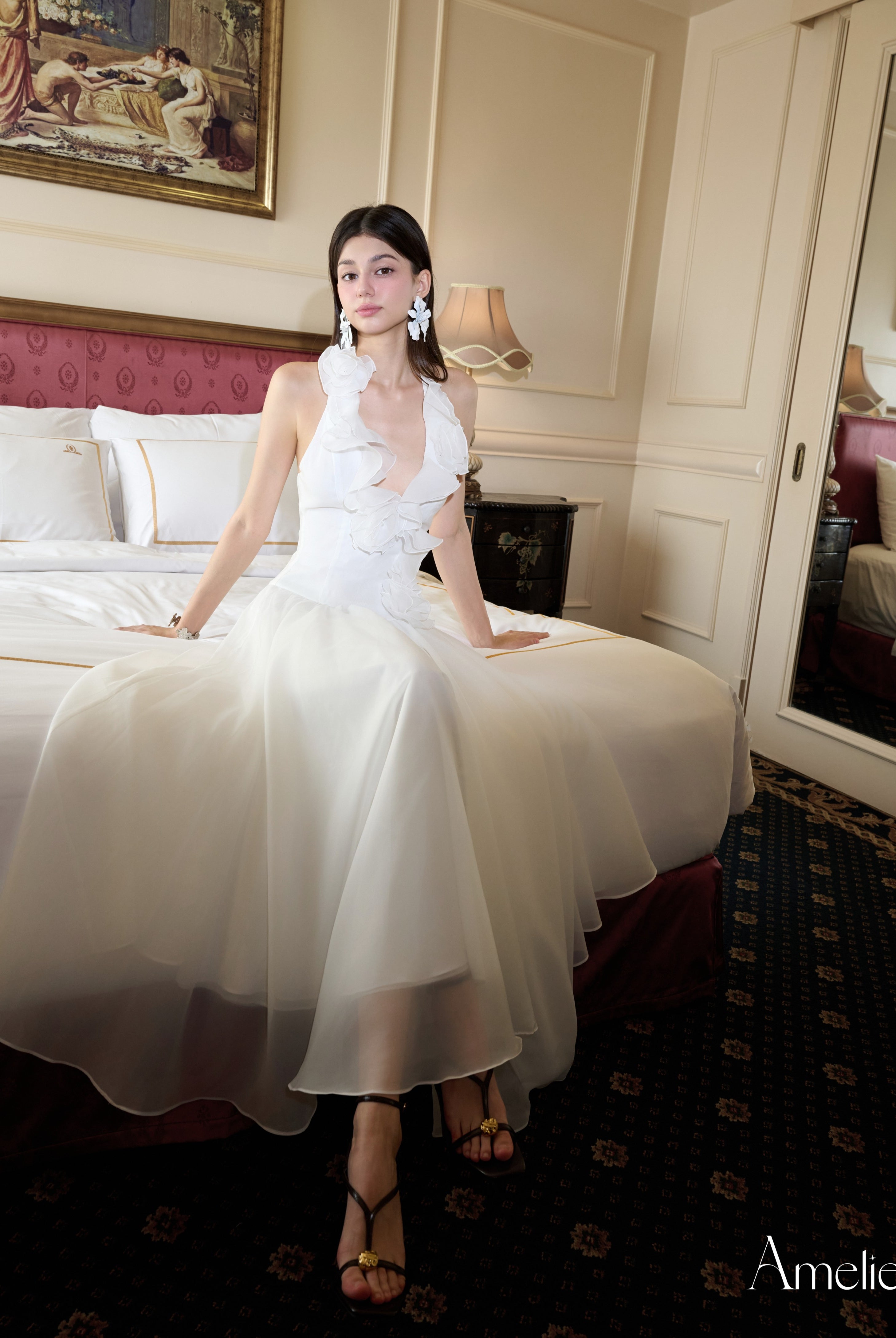 VIANNA DRESS - WHITE My Store