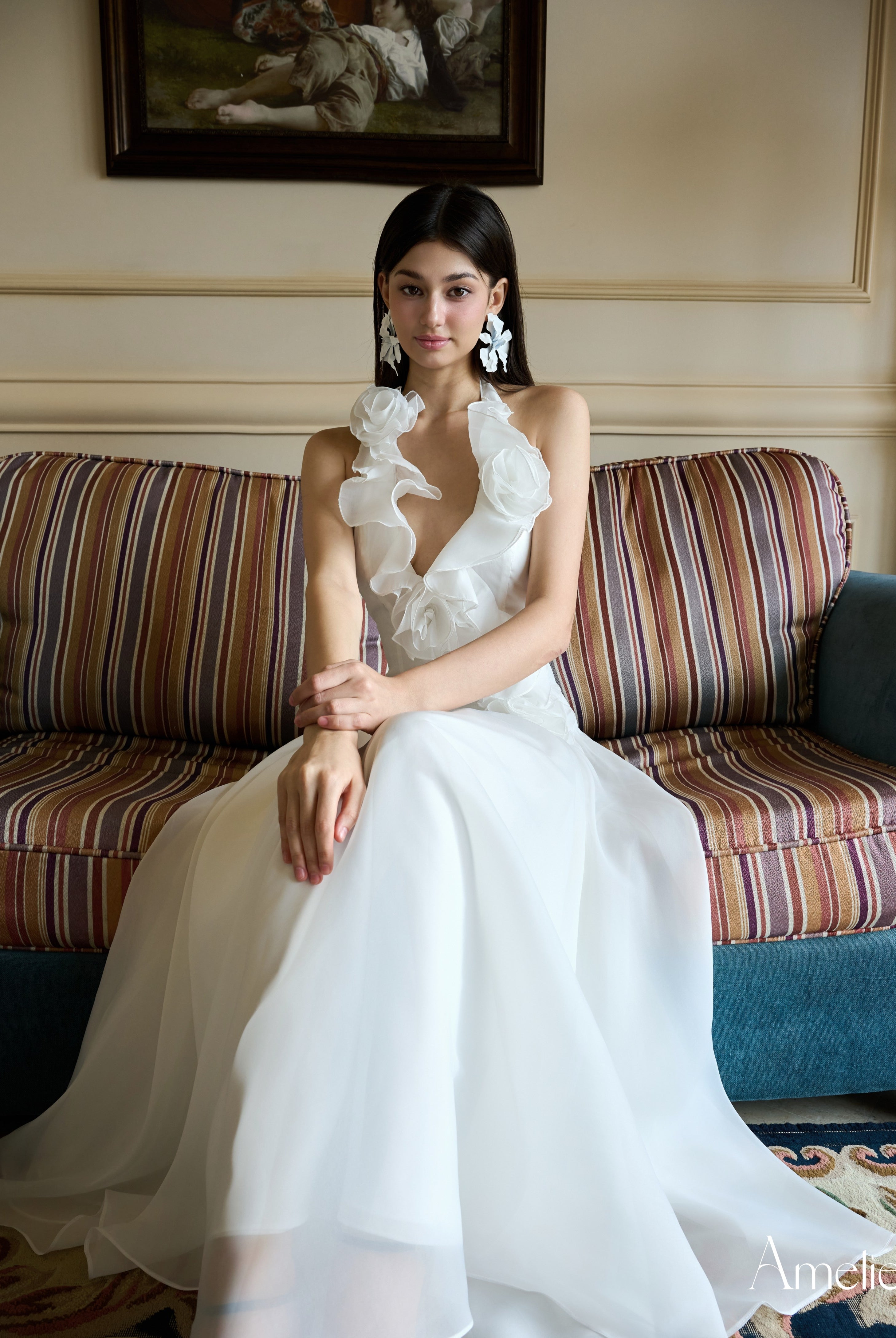 VIANNA DRESS - WHITE My Store