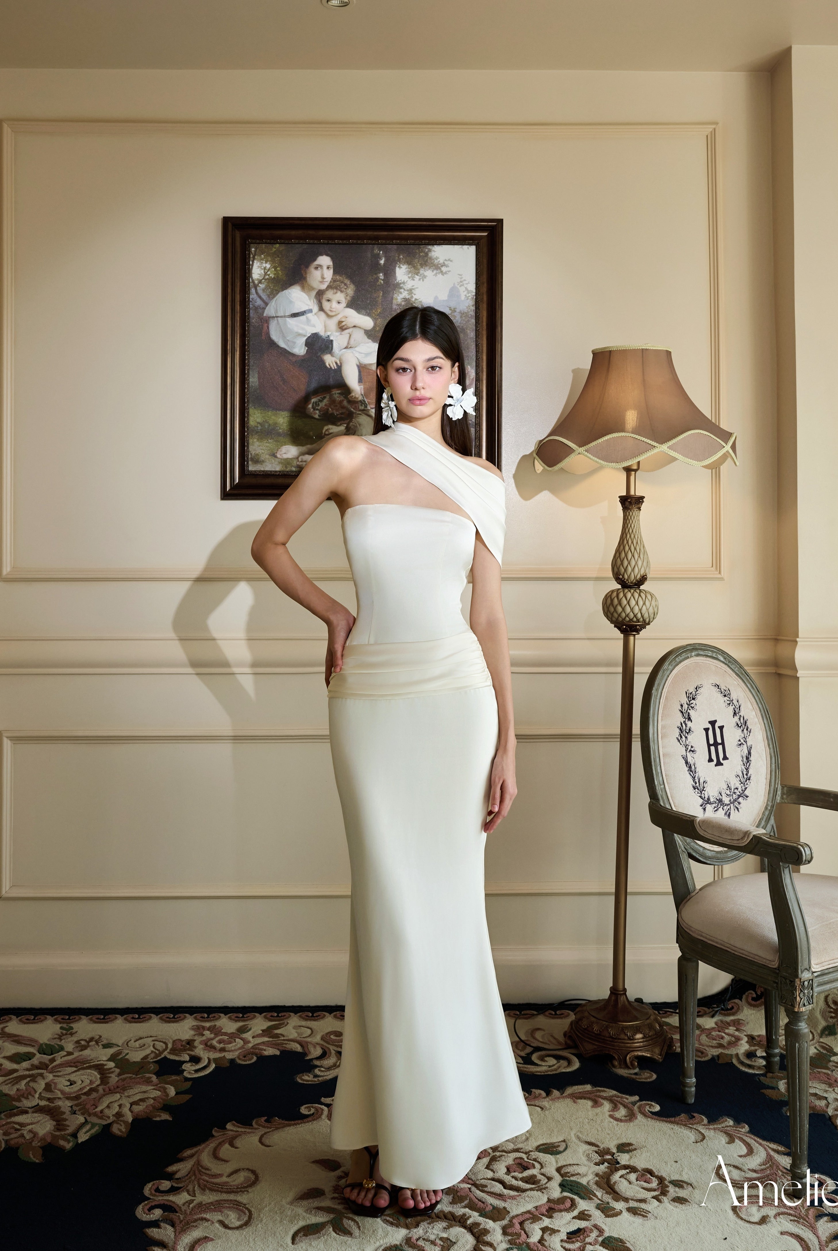 ALIA DRESS - WHITE CREAM My Store