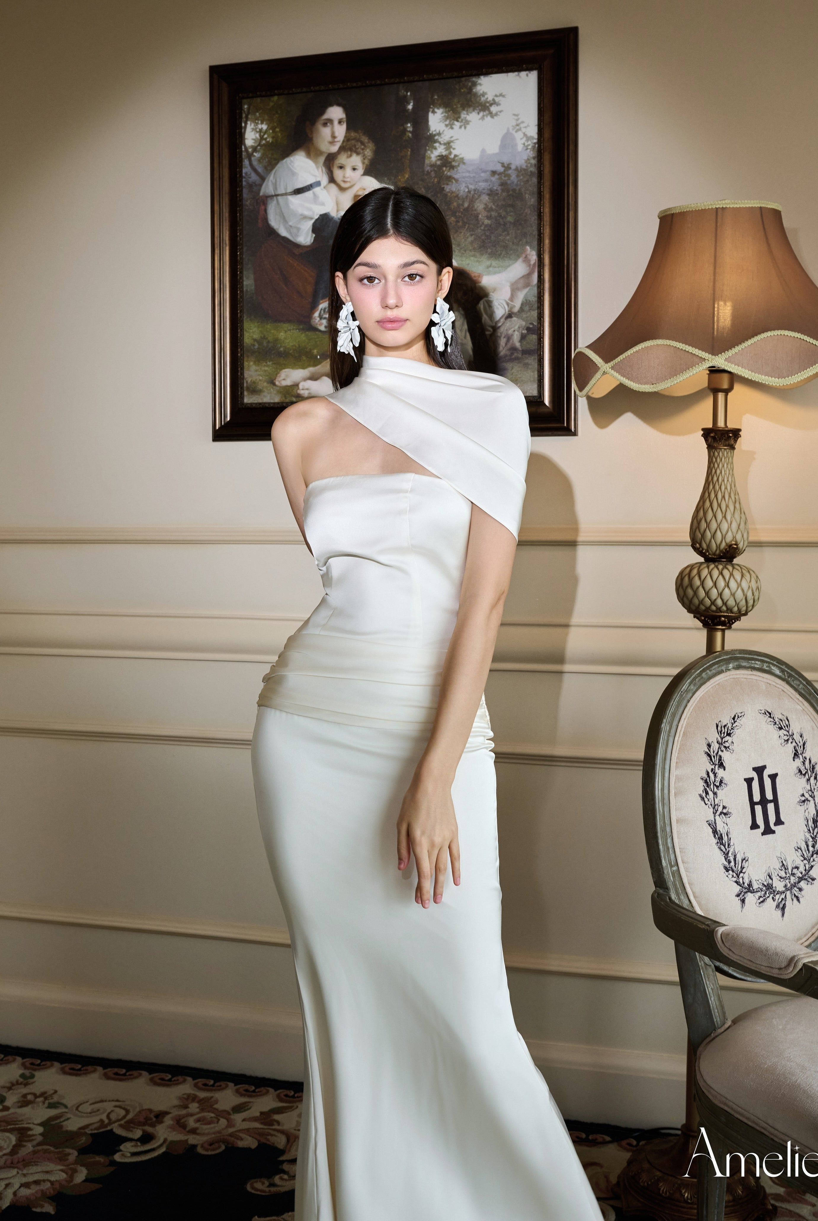 ALIA DRESS - WHITE CREAM My Store
