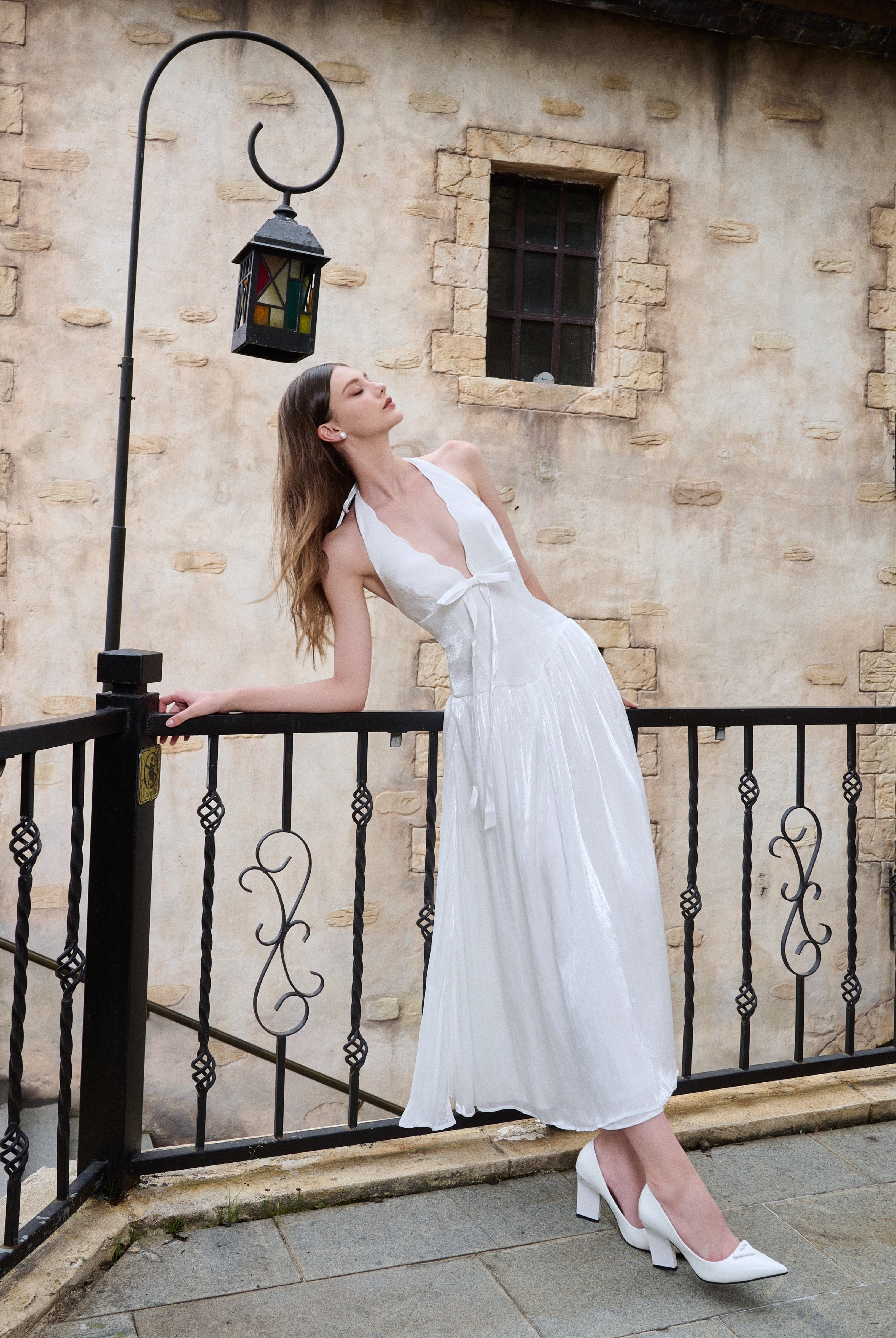 LUNA DRESS - WHITE My Store