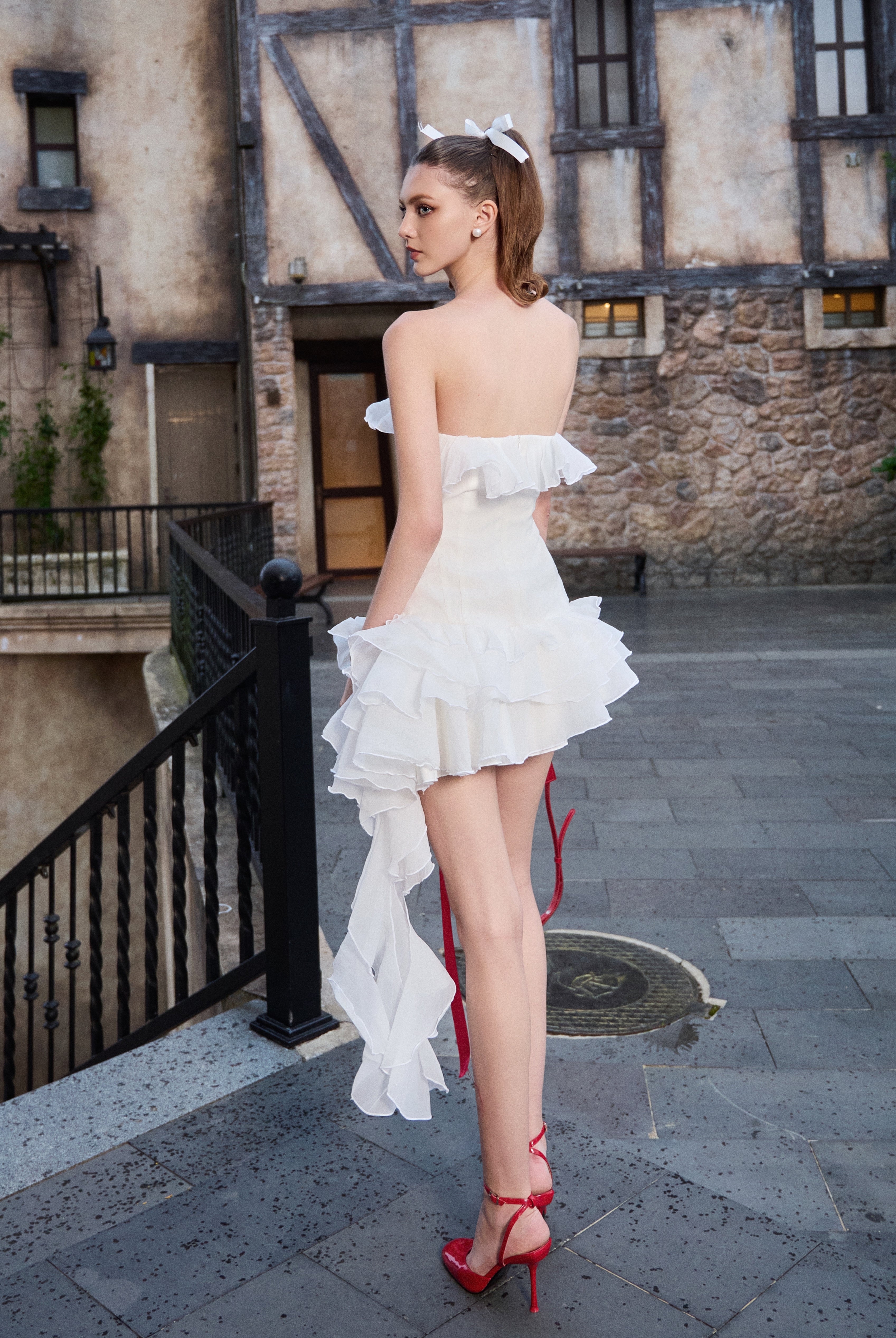 FEMME DRESS - WHITE My Store