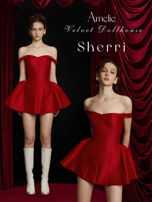 SHERRI DRESS - RED