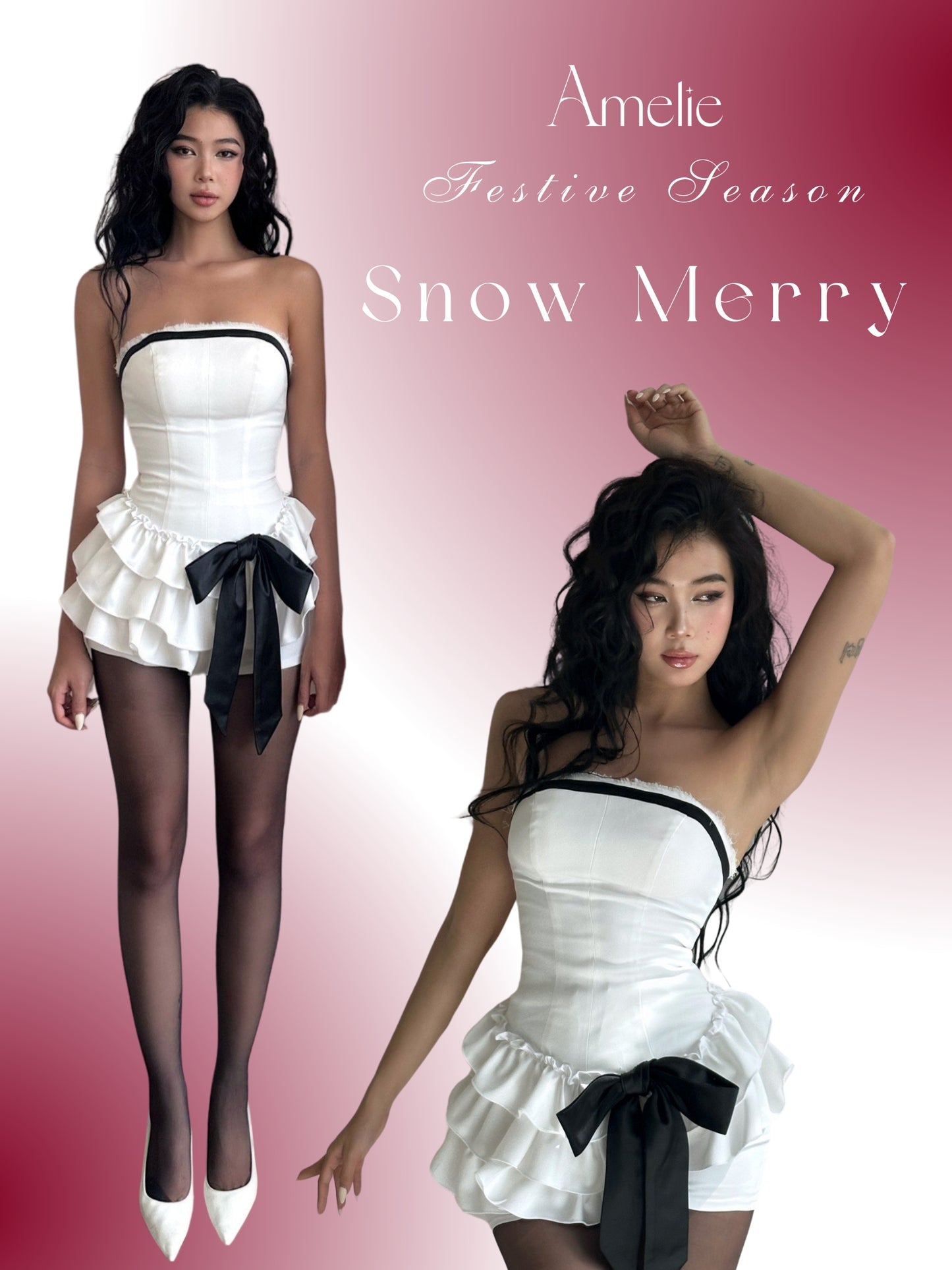 SNOW MERRY - WHITE