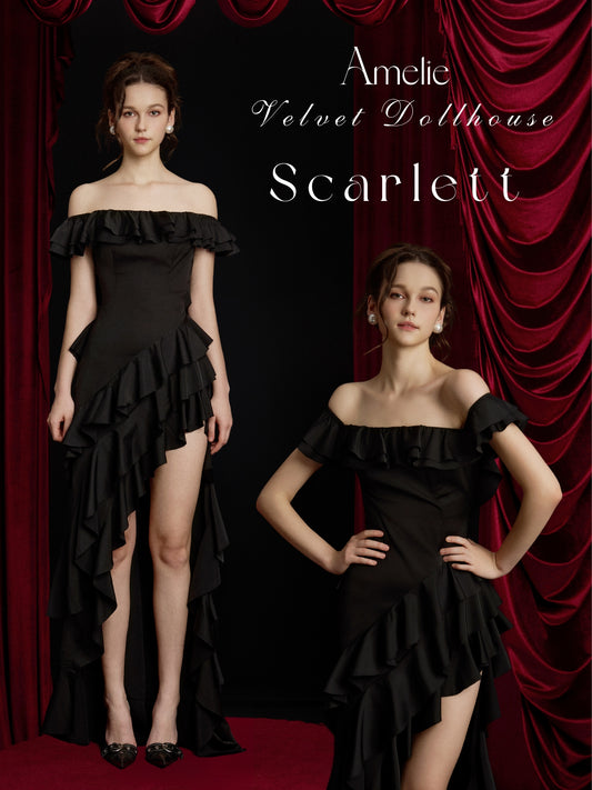 SCARLETT DRESS - BLACK