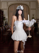 CAMILLA DRESS - WHITE My Store